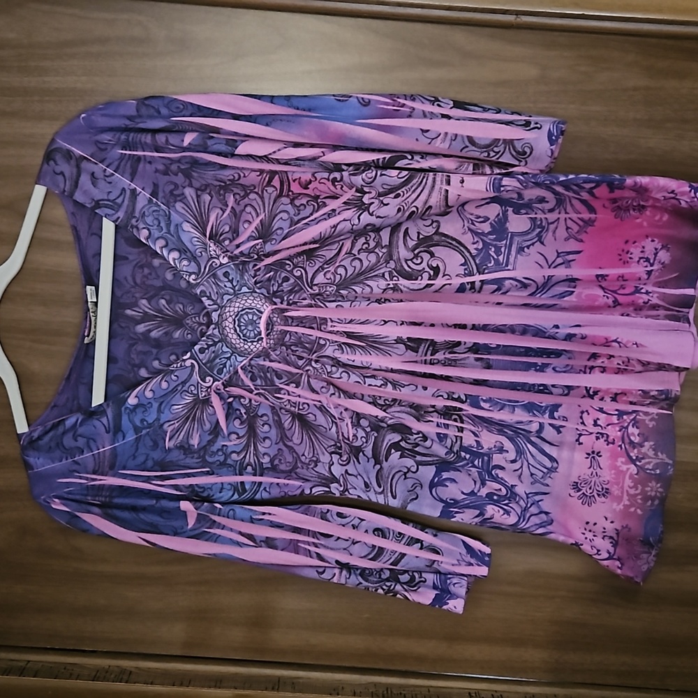One World Women's 3/4 sleeve blouse